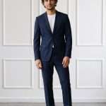 Abito uomo Gianni Lupo blu navy elegante