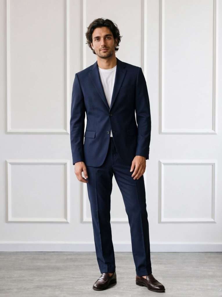 Abito uomo Gianni Lupo blu navy elegante