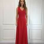 Abito Elegante Donna Corallo Chiara Bruni