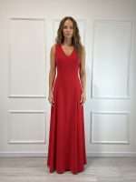 Abito Elegante Donna Corallo Chiara Bruni