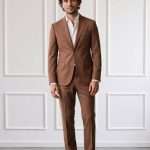 Abito elegante uomo marrone Sparviero
