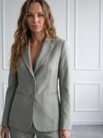 Giacca elegante donna Sandro Ferrone blazer verde salvia