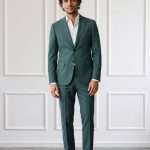 Abito elegante uomo verde Adriano Langella
