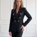 Giacca doppiopetto elegante donna Chiara Bruni dal taglio sartoriale