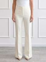 Pantalone palazzo elegante donna Chiara Bruni dal taglio sartoriale