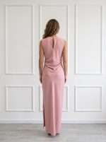 Retro abito lungo elegante donna Chiara Bruni
